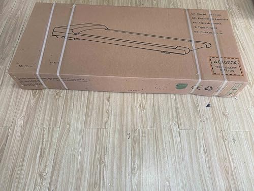 Under Desk Treadmill Walking Pad Portable Flat Slim Machine with Remote Control LCD Display for Home Office Gym Use, Installation Free (Black)