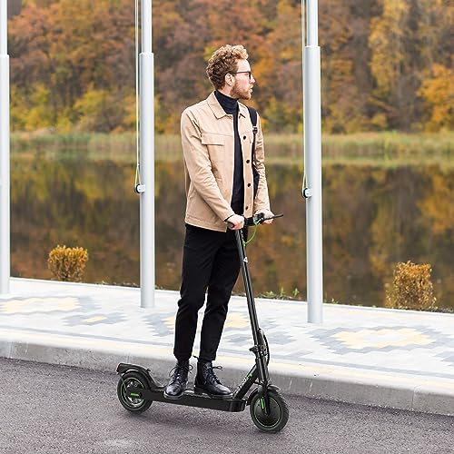 isinwheel Electric Scooter, 8.5/10 Inch Wheel Electric Scooters Adult, Fast E Scooter, 30KM/40KM Long Range, 3 Speed Modes with App Control, Doual Braking System