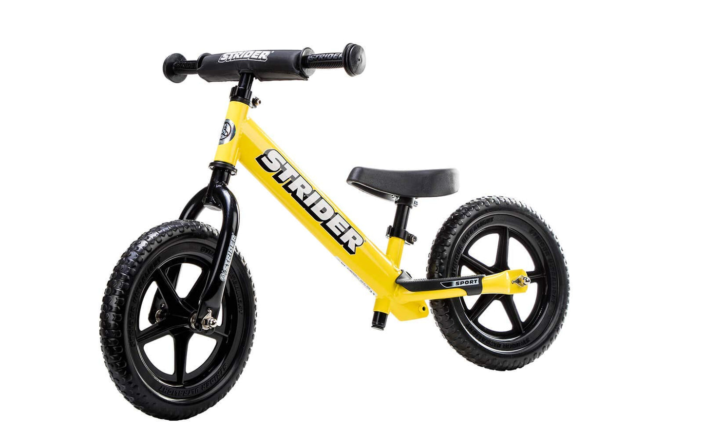 Strider ST-S4YE - 12 Sport Balance Bike, Ages 18 Months to 5 Years, Yellow