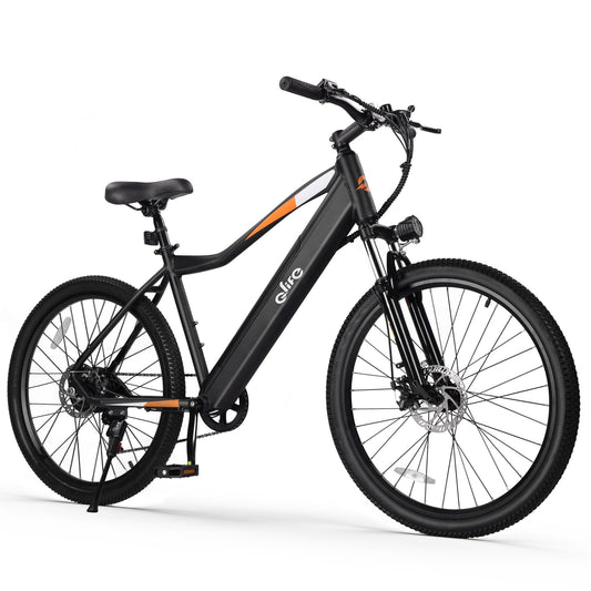 Qlife Cityone Electric Bike for Adults 26" Ebike with 2.1" Tire,Built-in Removable Battery, Peak 750W Motor Ebikes with 7 Speed Commuter Mountain Electric Bicycle, Grey