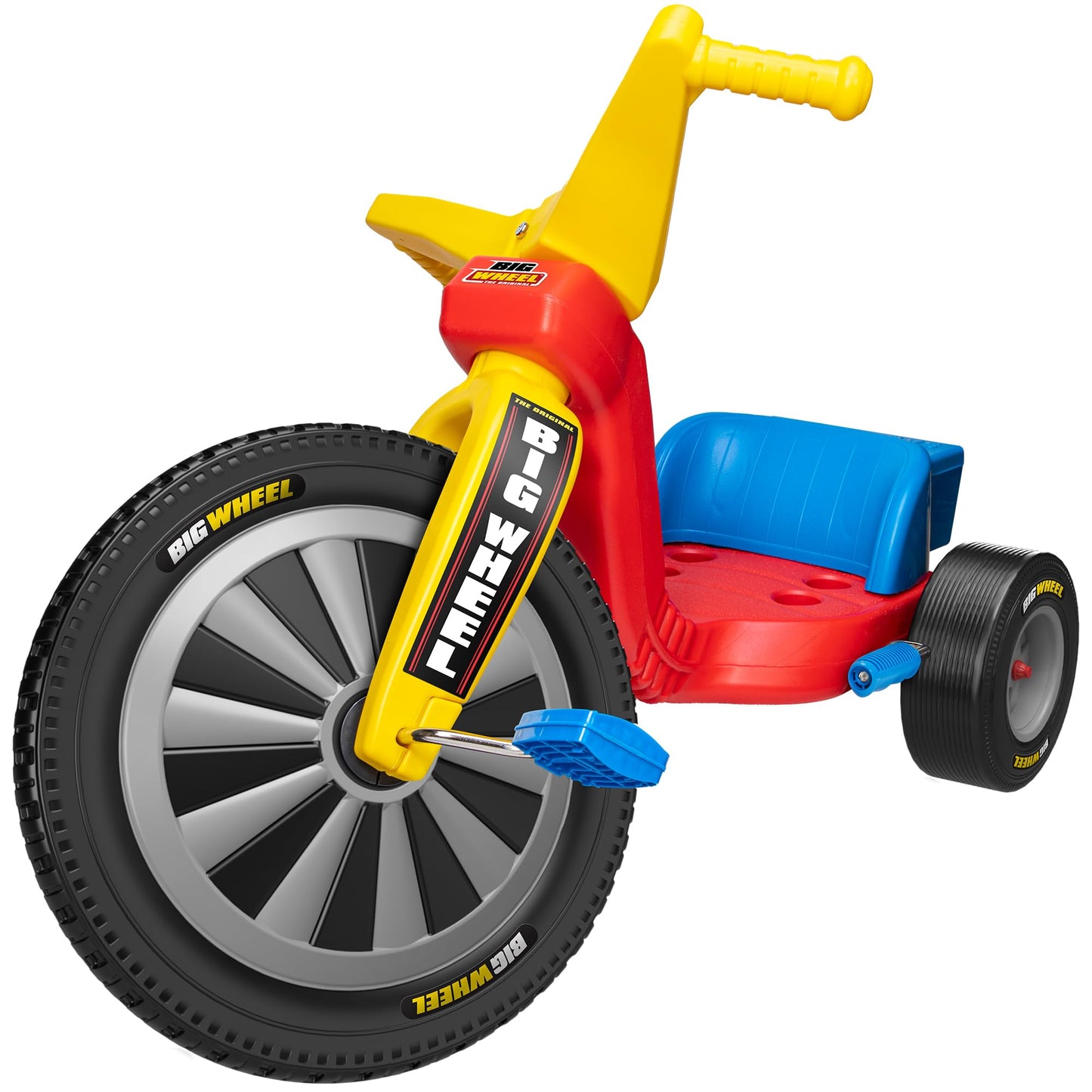 Schylling Big Wheel Big Spin - BW16BS - Low-Riding Tricycle with Adjustable Seat for Growing Child up to 70 lbs. - Original Classic Bike - Ages 3 and Up