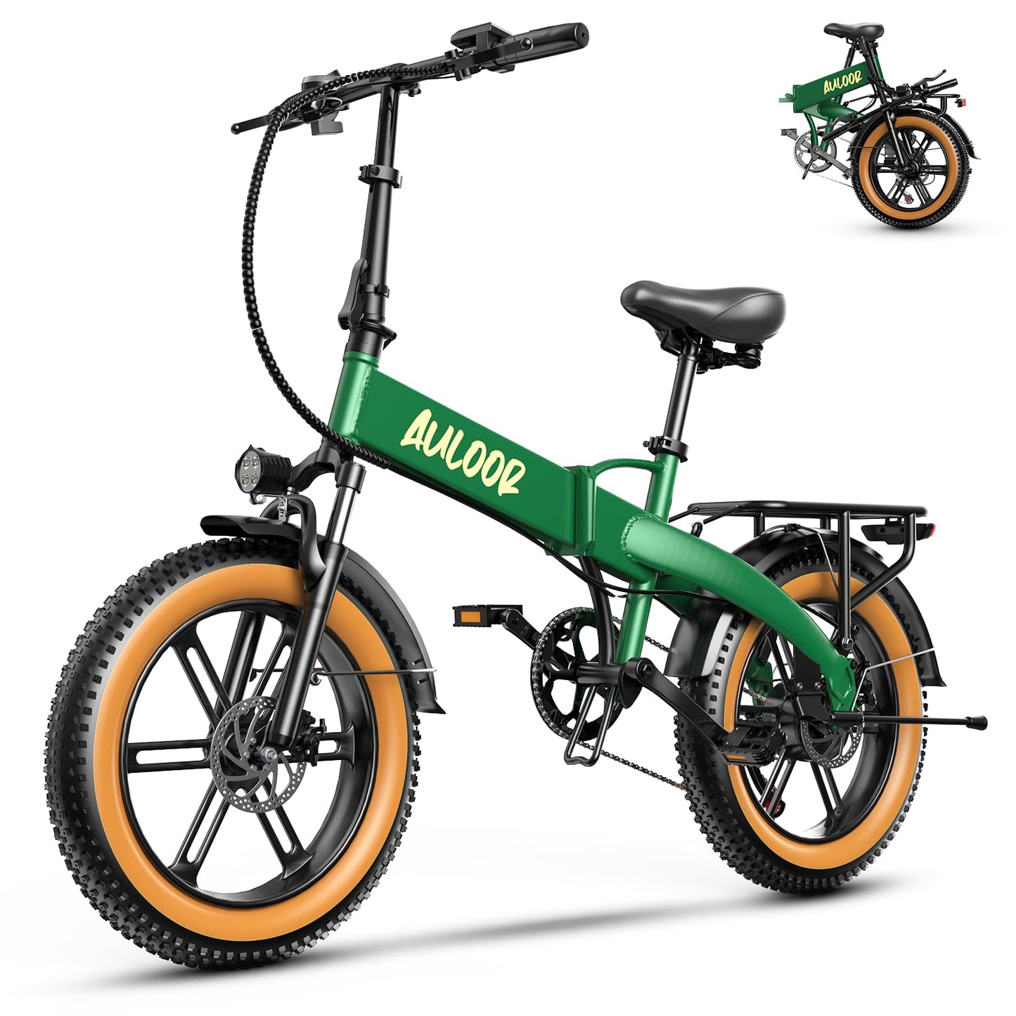 Kebiko 1000W Folding Electric Bike,48V12.8/15/20AH Removable Battery E Bike,30+MPH,80 Miles Max Range Electric Bike for Adults,20" Fat Tire Foldable ebike,Adult Electric Bicycle for Commute Beach Snow