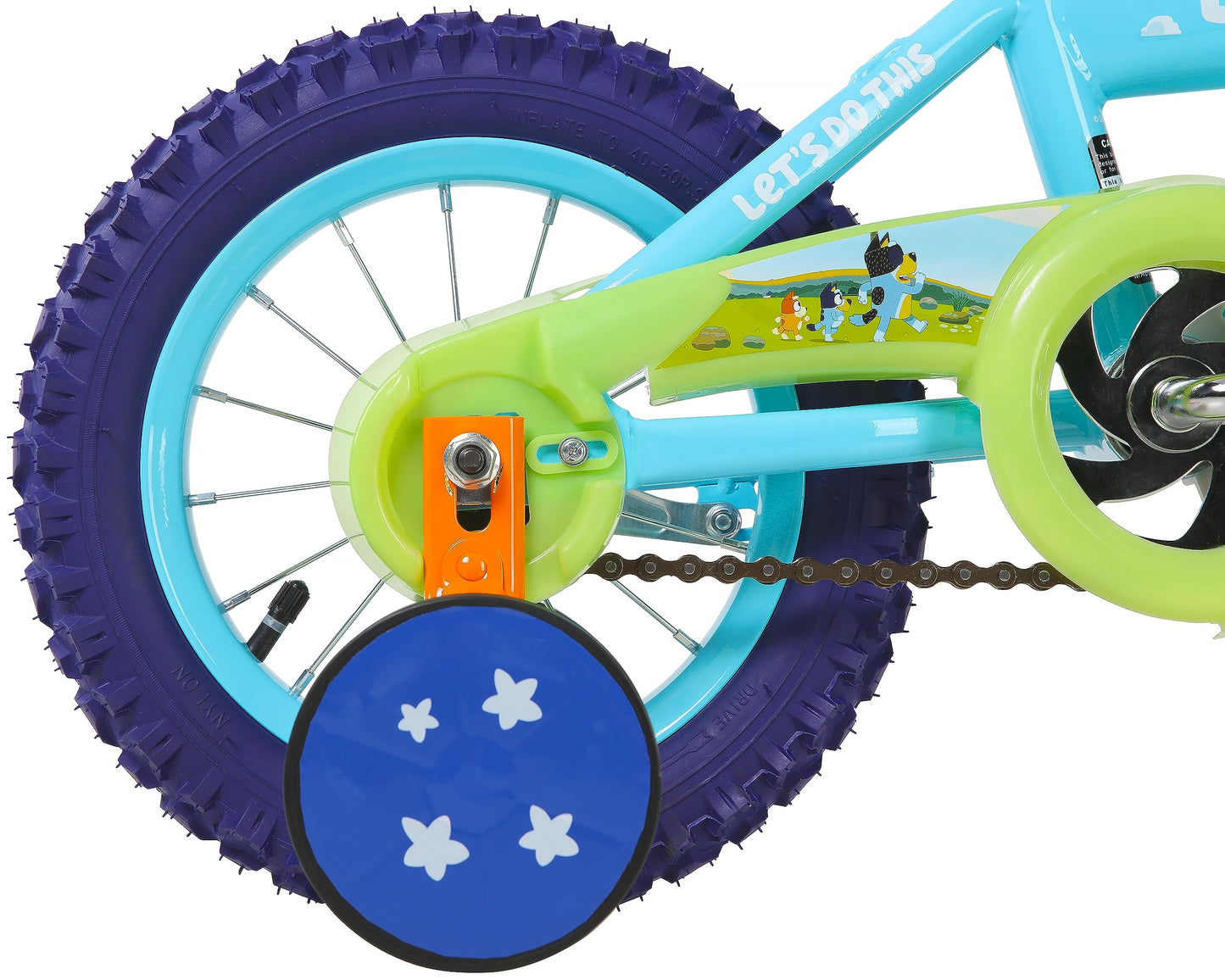 Dynacraft Bluey 12" Kids Bike Colorful Design, Sturdy Build, Easy Assembly - Ideal for Young Riders Learning to Ride