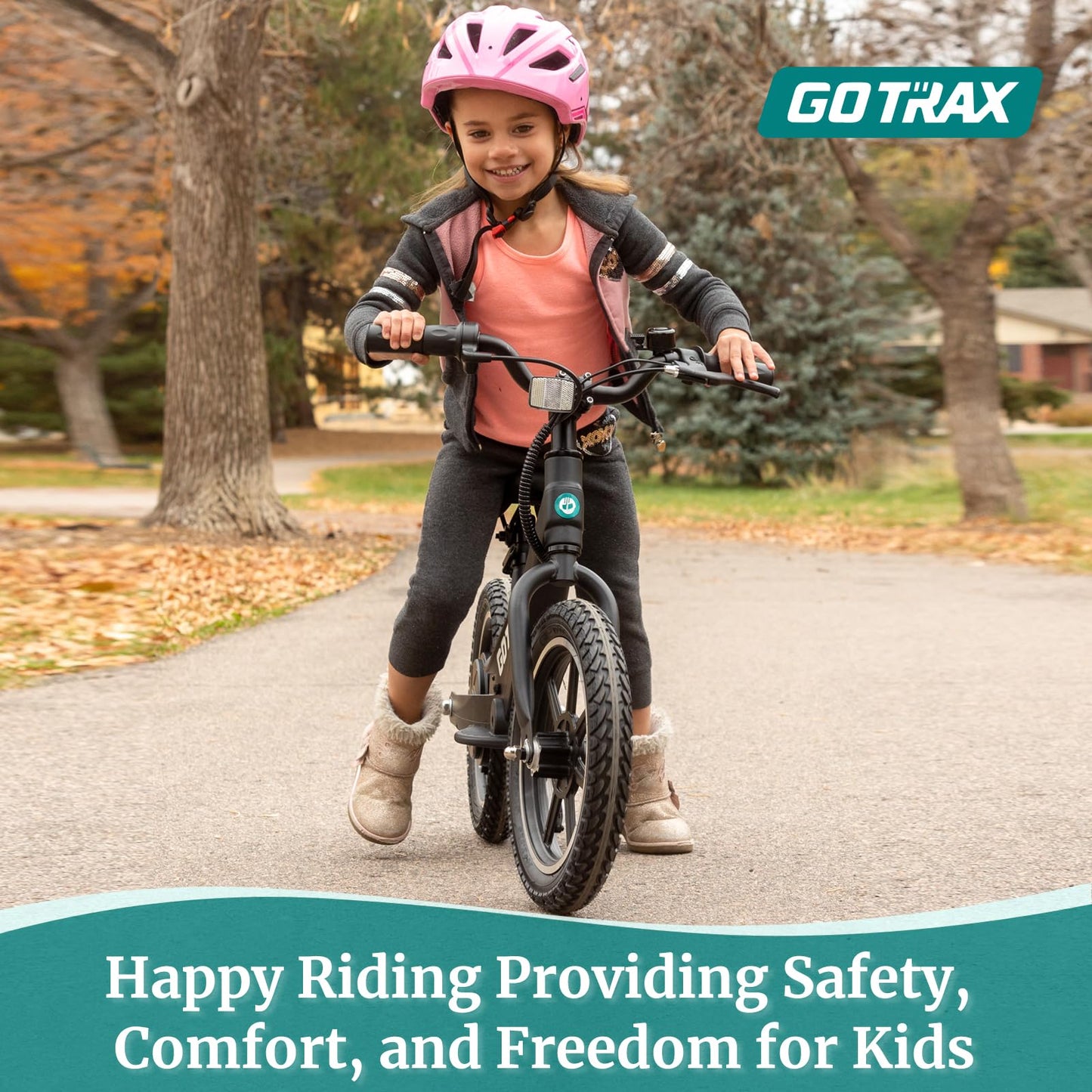 Gotrax Electric Balance Bike for Kid, 14" Pneumatic Tire, Max 15.5Miles and 36V 250W Kids' Balance Bikes and Adjustable Seat, Electric Motorcycle for Boys & Girls 5-7 Year Old