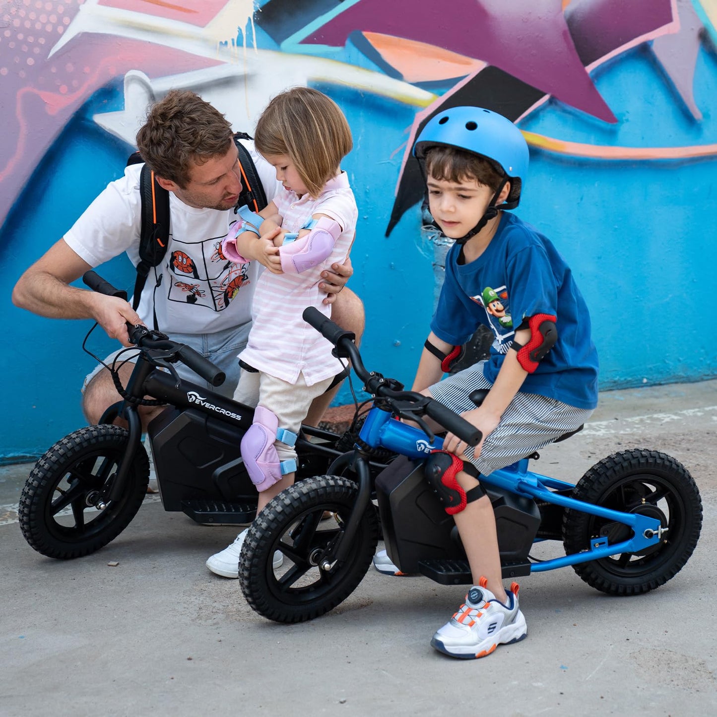 EVERCROSS EV06M Electric Bike for Kids, Electric Balance Bike with 12" Inflat Tire and Adjustable Seat, Electric Motorcycle for Kids Boys & Girls Ages 3+