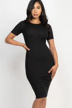 Cargar imagen en el visor de la galería, Ribbed Bodycon Midi Dress
