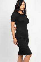 Cargar imagen en el visor de la galería, Ribbed Bodycon Midi Dress
