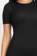 Cargar imagen en el visor de la galería, Ribbed Bodycon Midi Dress
