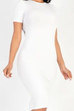 Cargar imagen en el visor de la galería, Ribbed Bodycon Midi Dress
