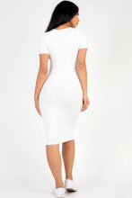 Cargar imagen en el visor de la galería, Ribbed Bodycon Midi Dress
