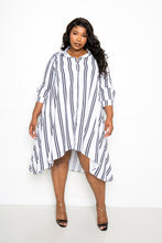 Cargar imagen en el visor de la galería, Stripe Shirt Dress
