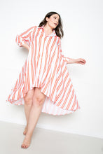 Cargar imagen en el visor de la galería, Stripe Shirt Dress
