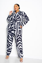 Cargar imagen en el visor de la galería, Button Up Long Sleeve  Jumpsuit
