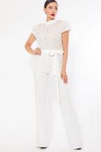 Load image into Gallery viewer, Flower Lace Top Detailed Fashion Jumpsuit
