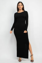 Cargar imagen en el visor de la galería, Side Slit Bodycon Maxi Dress
