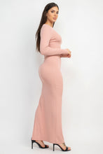 Load image into Gallery viewer, Side Slit Bodycon Maxi Dress
