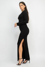 Load image into Gallery viewer, Side Slit Bodycon Maxi Dress
