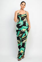 Load image into Gallery viewer, Scoop Tropical Print Maxi Dress
