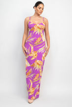 Load image into Gallery viewer, Scoop Tropical Print Maxi Dress
