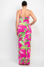 Load image into Gallery viewer, Scoop Tropical Print Maxi Dress
