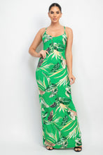 Load image into Gallery viewer, Scoop Tropical Print Maxi Dress
