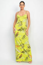 Load image into Gallery viewer, Scoop Tropical Print Maxi Dress
